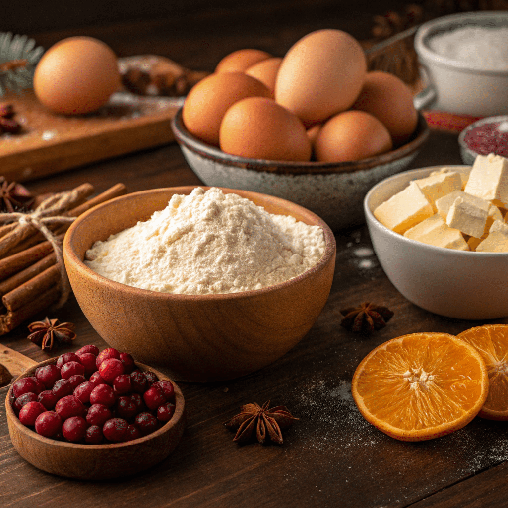 christmas cake ingredients for naked cake